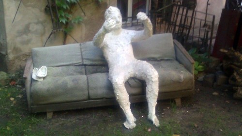 Gesehen vom Postmann in der Kamenzer Straße, er bittet die Unschärfe zu entschuldigen. Anklicken zum Vergrößern.