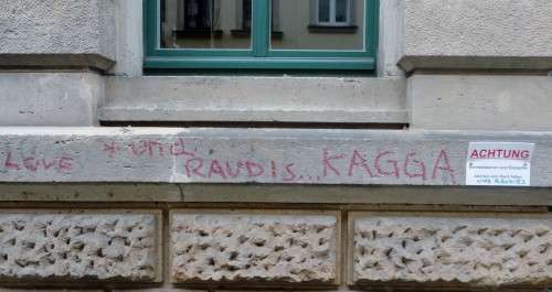 Raudies auf der Jordanstraße