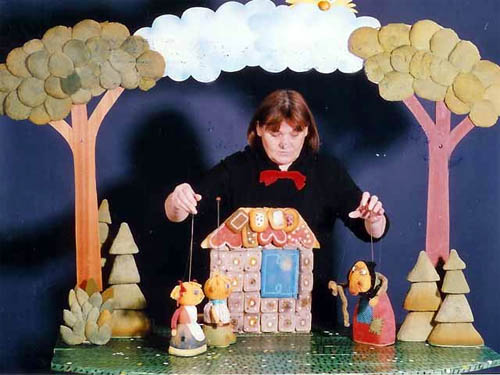 Hänsel und Gretel ... gespielt von Eva Kelemenová.