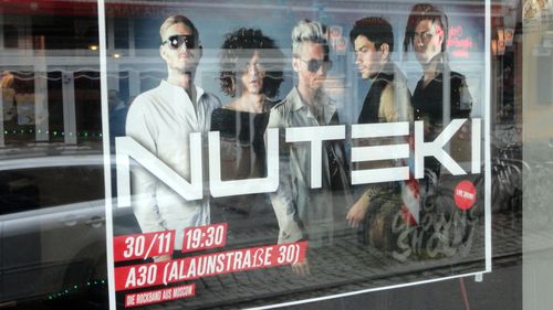 Die berühmte Band Nuteki aus Moskau.