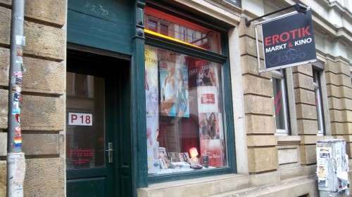 der Erotikmarkt auf der Louisenstraße
