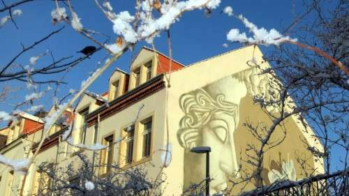 nur Schnee, keine Baumwolle an der "Böhmischen"