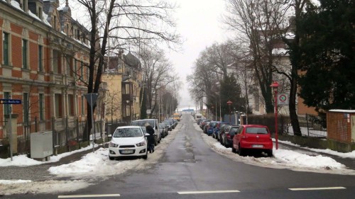 Durch diese Gasse wird der stadteinwärtige Verkehr geleitet. Foto: Archiv