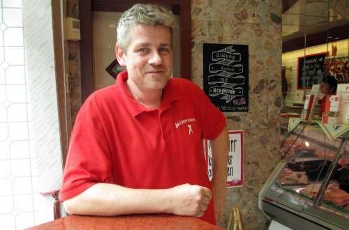 Sven Creutz in seiner Filiale auf der Louisenstraße