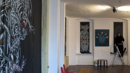 Kalligraphie im "Hole of Fame"