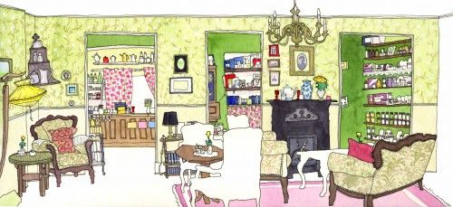 Annes derzeitiges Lieblings-Werk: das "England, England" auf der Martin-Luther-Straße