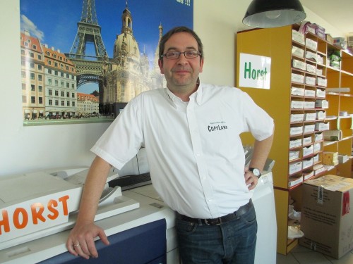 Maik Neuschulz in der Neustadt vor der Altstadt