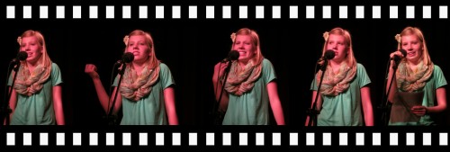 Die 13-jährige Jessica auf den Brettern, die die Welt bedeuten.