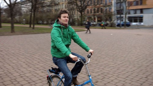 OB-Kandidat S. Fink - auch bekannt als DJ Rumpelkopf