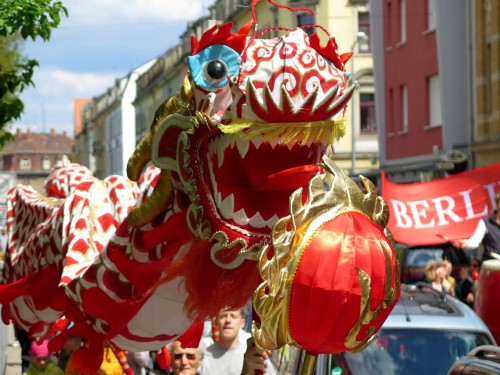 Die Drachen waren schick.