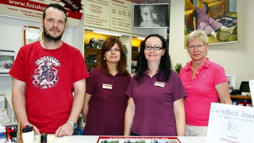 Das Fotokabinett-Team. Foto: Youssef Safwan