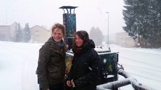 Balkan-Konvoi: Die mobile Feldküche im Einsatz.