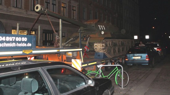 Auf der Kamenzer Straße ein kleines Wendemanöver.