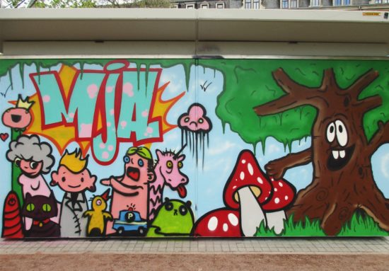 Saisonstart im Alaunpark: buntes stilles Örtchen im Alaunpark