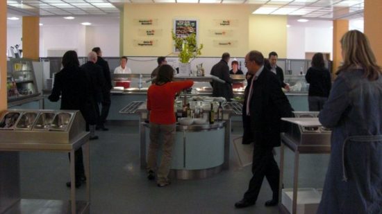 Kantine Landesdirektion Dresden: Schön hell ist die Kantine in der Landesdirektion