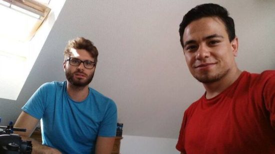 Javier Sobremazas und Rahmat Haidari