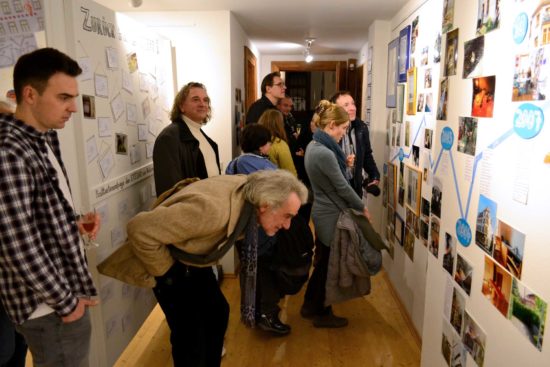 der Eröffnung des neuen Ausstellungssaals