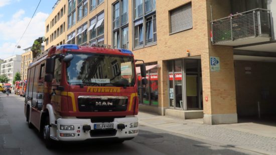 Fehlalarm in der Louisenstraße 7