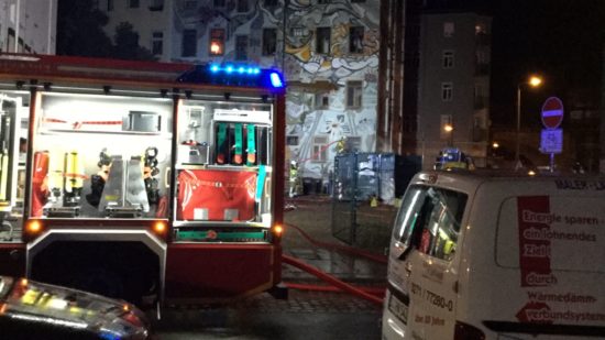 Kurz nach halb Eins war der Brand gelöscht.