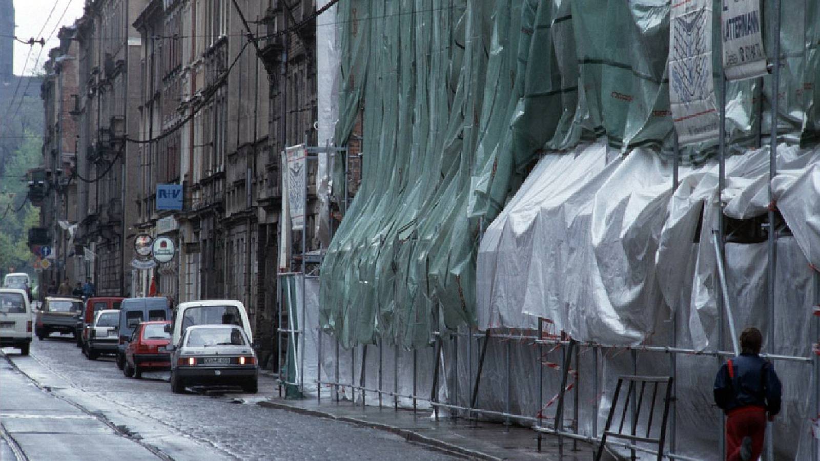 Görlitzer Straße in den 1990er Jahren - Foto: Archiv/Lothar Lange