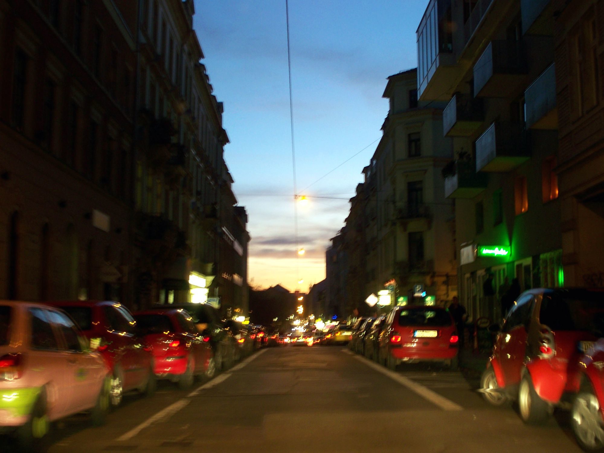 Alaunstraße am Nachmittag