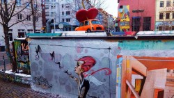 Kunterbunte Neustadt der Neustadt meiste Graffiti-Wand ...