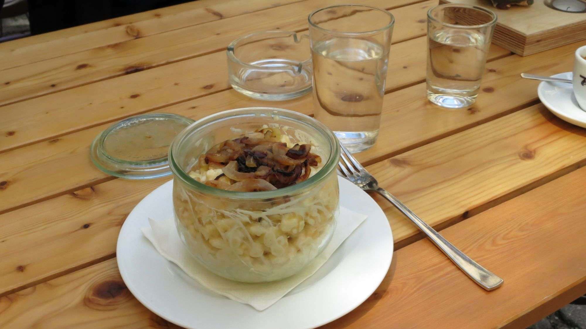 Käsespätzle im Einmach-Glas - Foto: Anton Launer