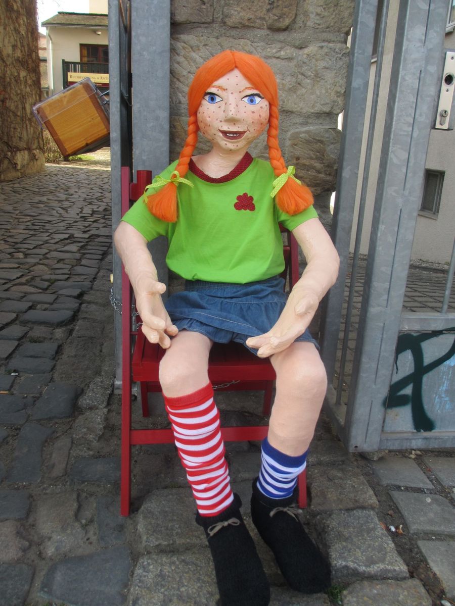 Rebellisch, aber liebenswürdig: das Maskottchen der Alaunstraße - Foto: Archiv Anton Launer 2014