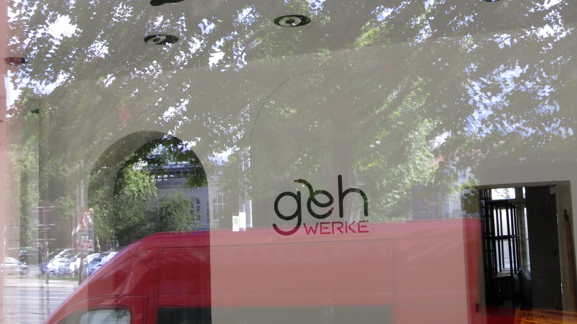 Ausgeräumt und leer "gehWerke" auf der Bautzner Straße.