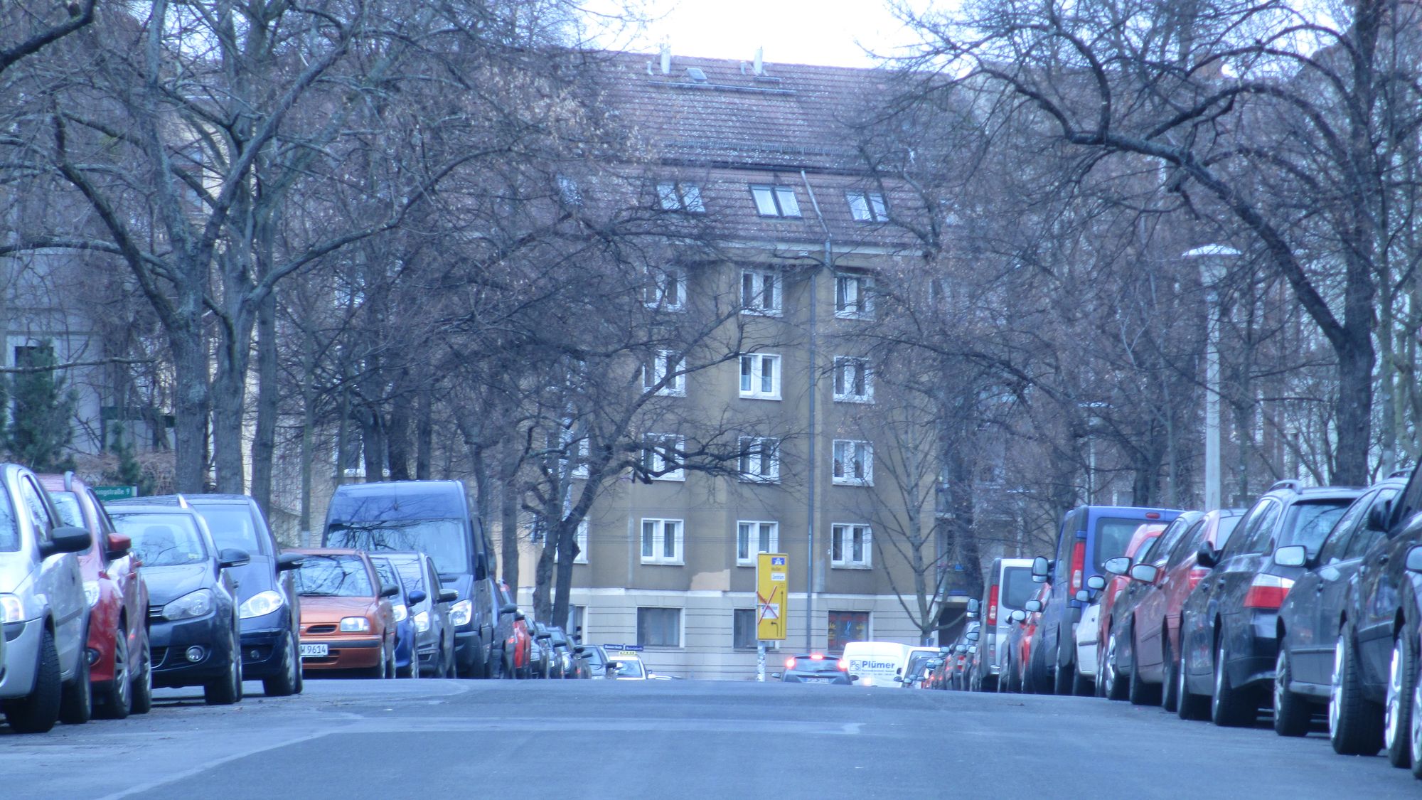 Blick Richtung Bautzner Straße