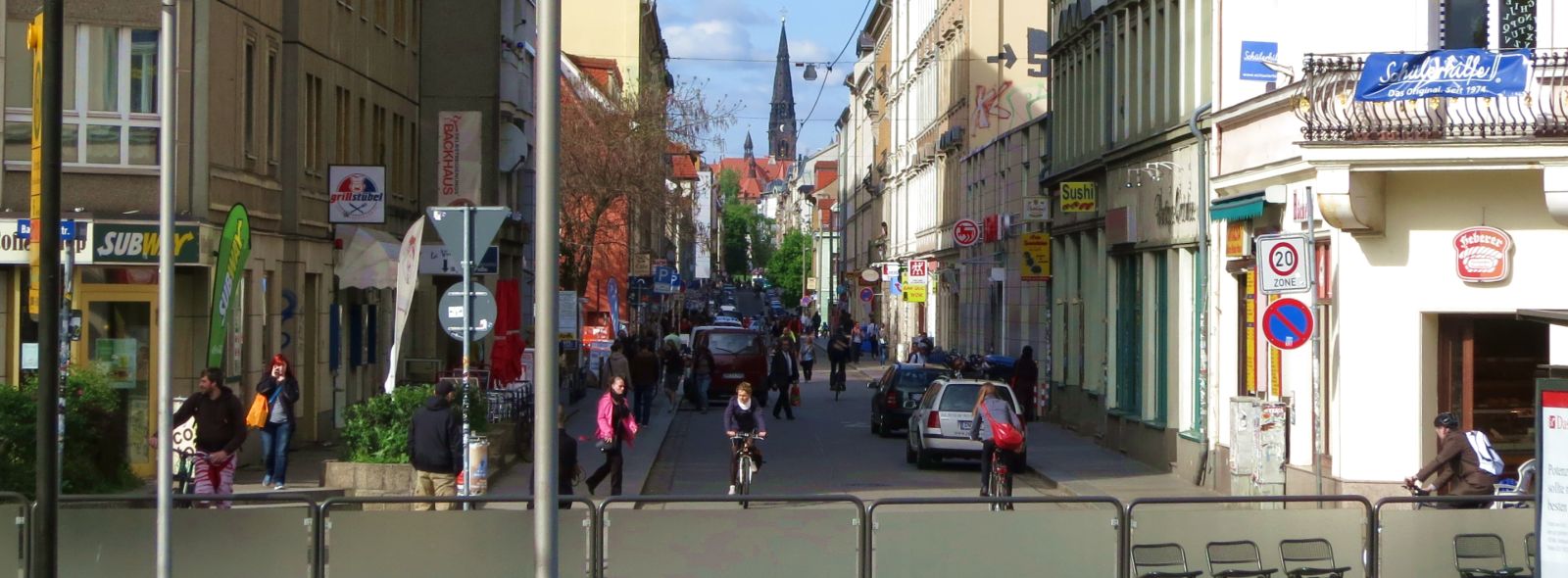 Alaunstraße im Mai 2013