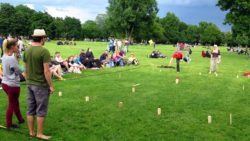 Kubb auf dem Alaunplatz