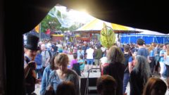 Blick aus Césars Container.