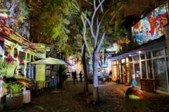 Lichtmalerei in der Passage Bautzner 6