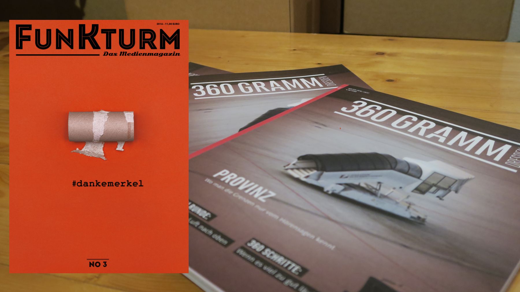 Neu erschienen: "Funkturm" und "360 Gramm Dresden"