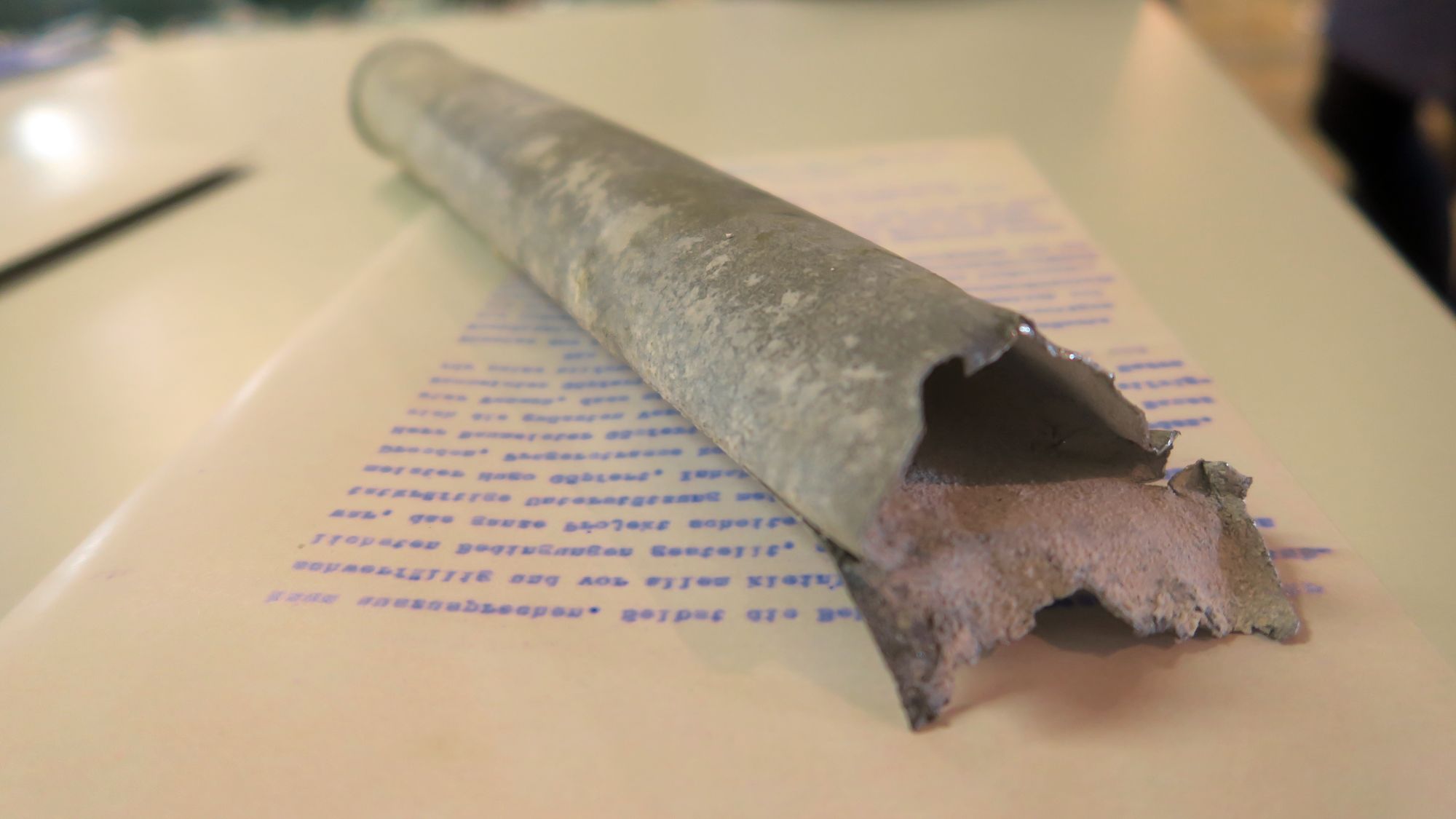 Zeitkapsel mit persönlichem Brief