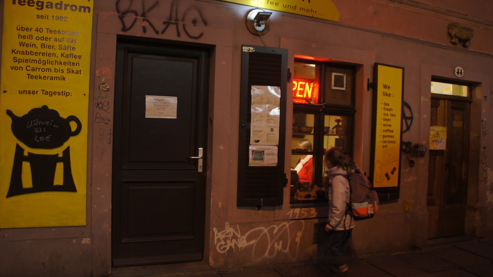 Das Teegadrom: Mit dem Charme einer Schaubude