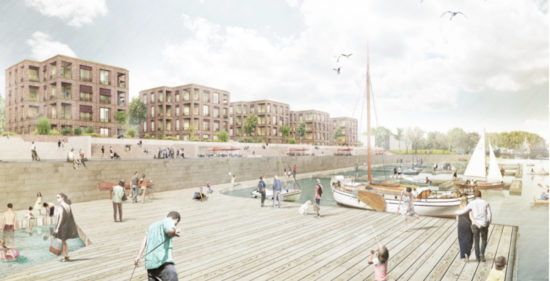 Der Entwurf des Büros Weinmiller Architekten aus Berlin gefiel der Jury am besten. Quelle: USD Immobilien