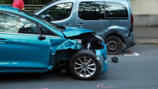 Unfall auf der Hechtstraße - Foto: Roland Halkasch