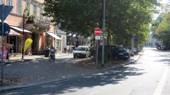 Hier wird der Radweg vorerst enden.