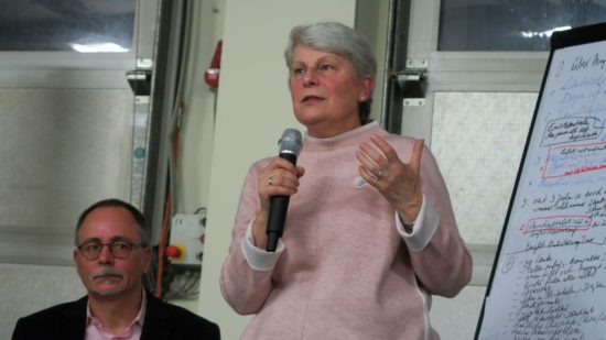 Erläuterte die Zuständigkeiten des Ordnungsamtes: Abteilungsleiterin Jutta Gerschner