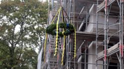 Richtkranz im Innenhof