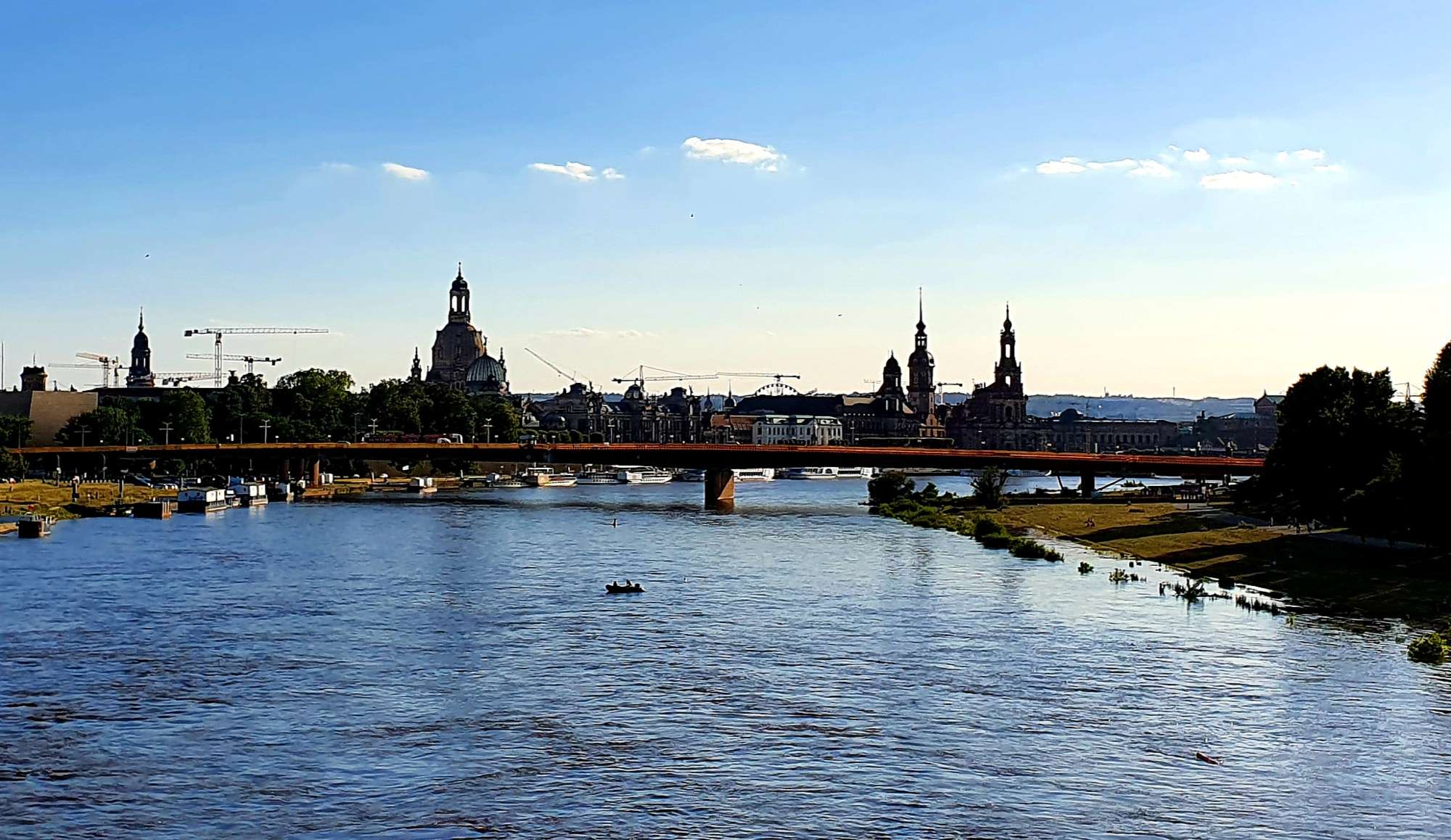 Carolabrücke vor dem Einsturz