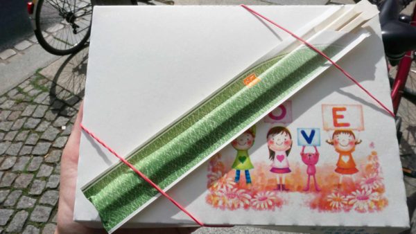 Die typische taiwanische Lunchbox.