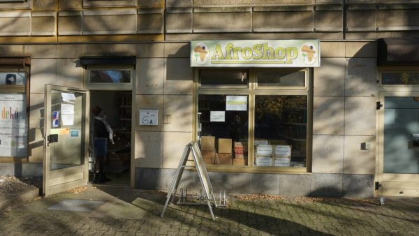 So sieht der Afro-Shop von außen aus.