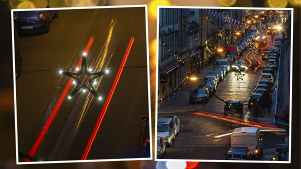 Lichteffekte auf der Louisenstraße