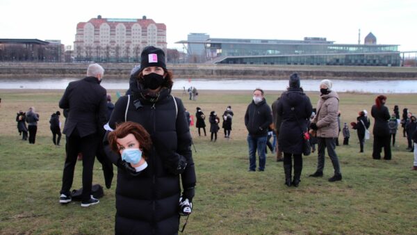 Hat die Demo angemeldet, die Chefin der Friseur-Innung Beatrice Kade-Günther.