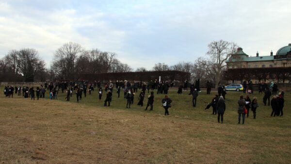 Rund 200 Leute waren zu der Demo gekommen.