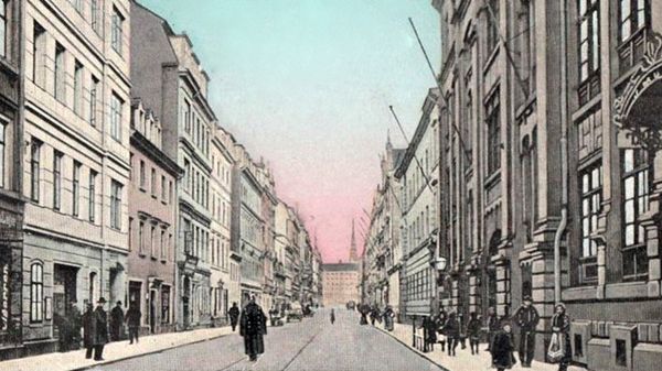 Görlitzer Straße Anfang des 20. Jahrhunderts