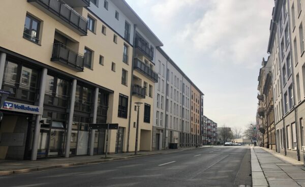 Blick in die Weintraubenstraße, Foto: L. Ludwig